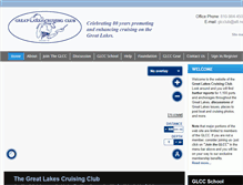 Tablet Screenshot of glcclub.com